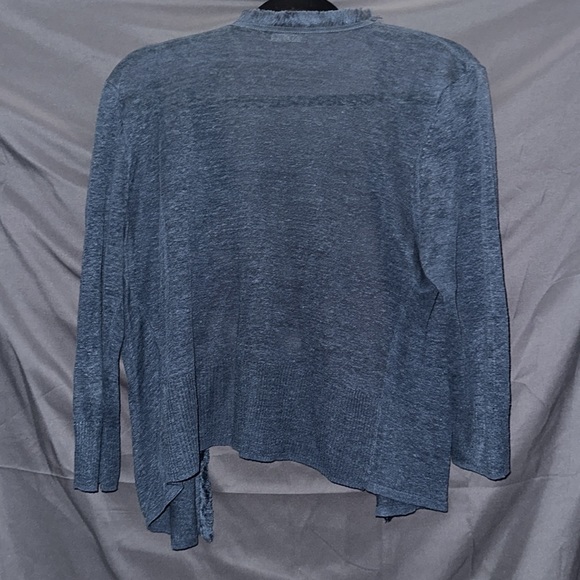 Blue lightweight open cardigan - Picture 4 of 6